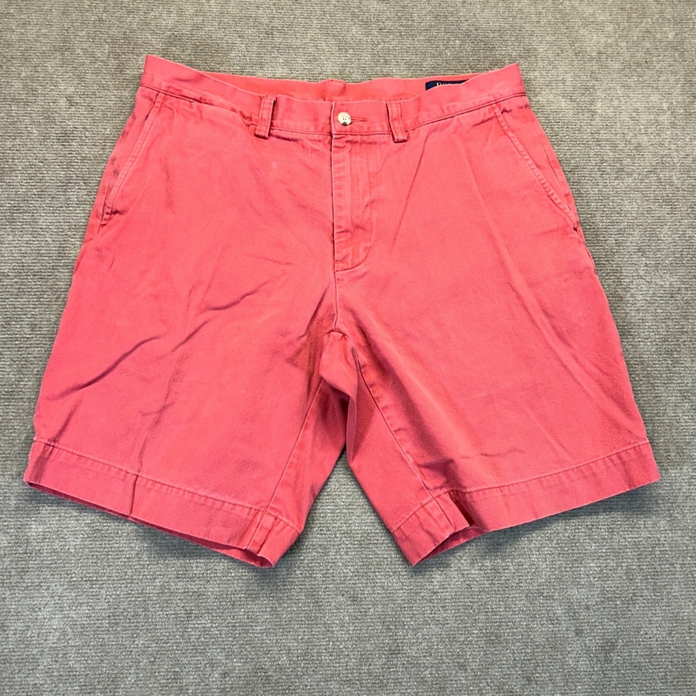 Polo Ralph Lauren Classic Fit 9" Shorts Mens Size 33 Red Pink Salmon 100% Cotton